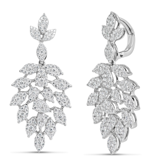 Leaf 2025 chandelier earrings