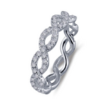 lafonn stackable crossover weave band