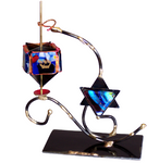 gary rosenthal dreidel on star stand