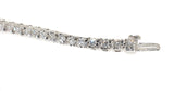 14kt white gold 3 carat diamond tennis bracelet