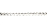 14kt white gold 3 carat diamond tennis bracelet