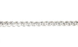 14kt white gold 3 carat diamond tennis bracelet
