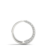 white gold diamond circle pendant