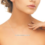 diamond bar pendant 