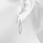 white gold diamond drop earrings 