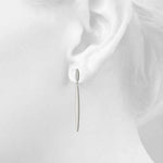 white gold diamond drop earrings