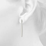 white gold diamond drop earrings