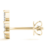 yellow gold diamond ear climbers 