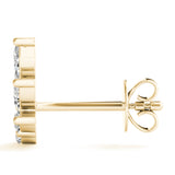 yellow gold diamond ear climbers 