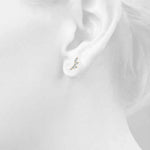 yellow gold diamond ear climbers 
