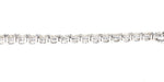 14kt white gold 5 carat diamond tennis bracelet