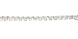 14kt white gold 5 carat diamond tennis bracelet