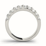 white gold diamond pave wedding band