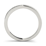 white gold channel set diamond wedding band