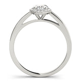platinum oval halo engagement ring