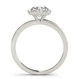 white gold diamond halo engagement ring