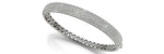 white gold diamond pavé bangle