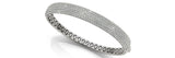 white gold diamond pavé bangle