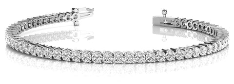 white gold diamond tennis bracelet