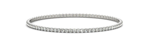 white gold diamond eternity bangle 