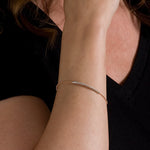 white gold flexible diamond bangle