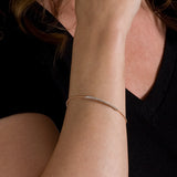 white gold flexible diamond bangle