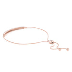 rose gold bolo bar diamond bracelet