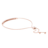 rose gold bolo bar diamond bracelet