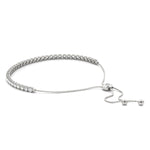 white gold diamond bolo bracelet 
