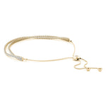 18kt Yellow Gold Double Row Diamond Bolo Bracelet (2.50 ctw)
