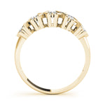 yellow gold fashion diamond wedding band