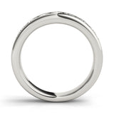 white gold 7-stone channel set diamond wedding band