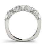 white gold vintage-inspired diamond wedding band