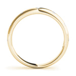 yellow gold diamond stackable ring