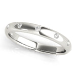 white gold diamond stackable ring