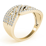 yellow gold fashion diamond ring