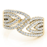 yellow gold fashion diamond ring