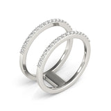 white gold open concept diamond ring