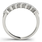 platinum fashion diamond wedding band