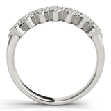 platinum fashion diamond wedding band