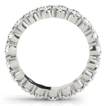 white gold diamond eternity band