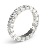 white gold diamond eternity band