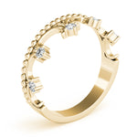 yellow gold diamond crown ring