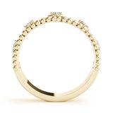 yellow gold diamond crown ring