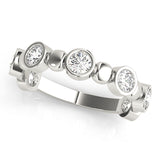 white gold stackable diamond ring
