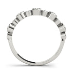 white gold diamond stackable ring