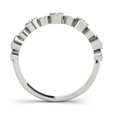 white gold diamond stackable ring