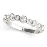 white gold diamond stackable ring
