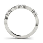 white gold diamond stackable ring