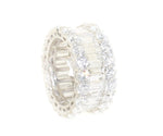 white gold diamond eternity band